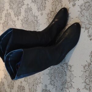 Mister Shoes By Markon Footwear Black Leather boots size 10 VINTAGE 90 NWOT